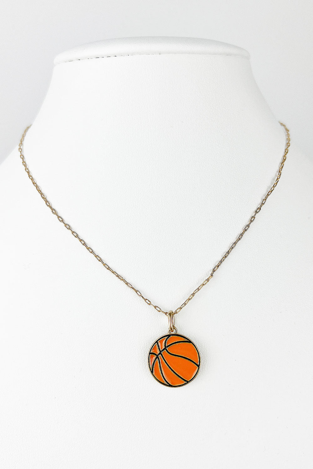 16 INCHES SPORT BALL CLUSTER ENAMEL NECKLACE
